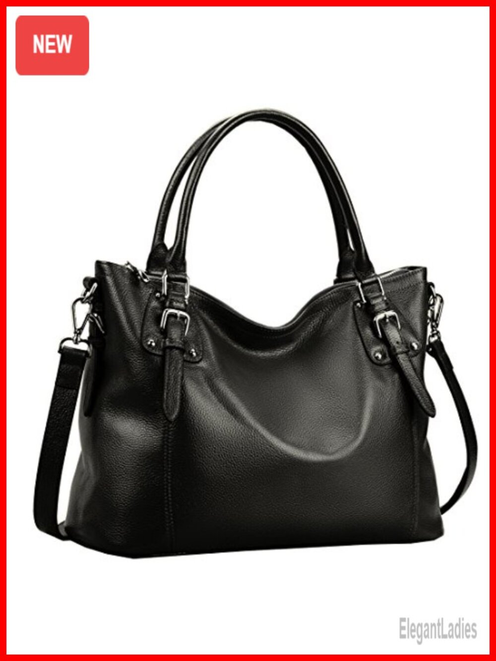 Genuine Cowhide Leather Tote Satchel Handbag Shoulder Crossbody Bag